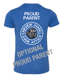 2025 Fairview Sharks - Royal Blue Heather Short Sleeve T-Shirt