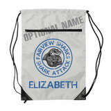 Fairview Sharks Drawstring Bag