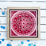 <span style="color: #0099CC;">3D Mandala Abstract 7155 </span>Wall Art</span>