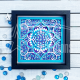 <span style="color: #0099CC;">3D Mandala Abstract 7264</span> Wall Art</span>