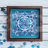 <span style="color: #0099CC;">3D Mandala Abstract 7264</span> Wall Art</span>