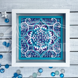 <span style="color: #0099CC;">3D Mandala Abstract 7264</span> Wall Art</span>