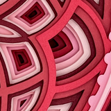 <span style="color: #0099CC;">3D Mandala Abstract 7155 </span>Wall Art</span>