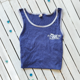 Vintage Fairview Sharks Tanks - Blue Heather & Gray