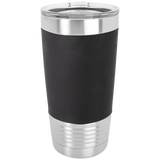 Polar Camel 20oz Vacuum Insulated Tumbler with Silicone Grip and Clear Lid