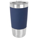 Polar Camel 20oz Vacuum Insulated Tumbler with Silicone Grip and Clear Lid